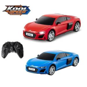 Машинка на радіокеруванні "Audi R8 Coupe" на батарейках синя/червона 1;16 (37,2x17x12 см)/Kool Speed
