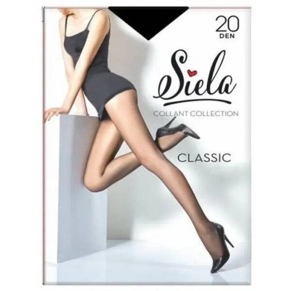 Колготи жін.SIELA CLASSIC 20 nero-2