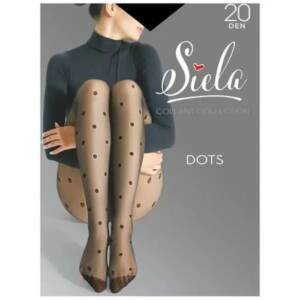 Колготи жін. SIELA DOTS 20 (2)-nero-3