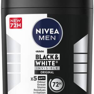 СТІК Д/ЧОЛОВІКІВ ДЕО ЧОРНЕ ТА БІЛЕ НЕВИДИМИЙ ORIGINAL NIVEA 50 МЛ.