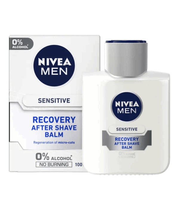 БАЛЬЗАМ ПІСЛЯ ГОЛІННЯ ДЛЯ ЧУТЛИВОЇ ШКІРИ ВІДНОВЛЕННЯ NIVEA 100 МЛ.