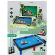 Більярд A 9904 (36/2)  розмір платформи: 41х28 см, кіш, 15 куль, кіш, більярдний трикутник, 6 лунок, 2 киї, підставка для київ, в коробці