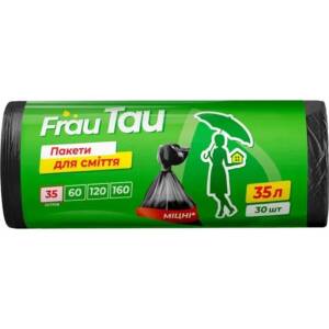 Пакети для сміття ТМ "Frau Tau" HDPE 35л 30шт
