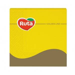 Серветки "Ruta" 33х33 20л 3ш жовті