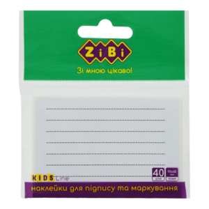 Наклейки для підпису та маркування 90x60 мм, 40 шт, KIDS Line