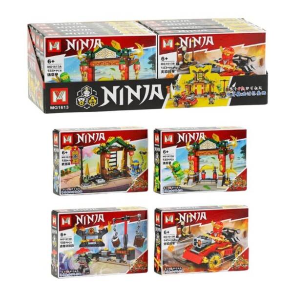 КОНСТРУКТОР NINJAGO MG1613 (140-146 ДЕТАЛЕЙ)