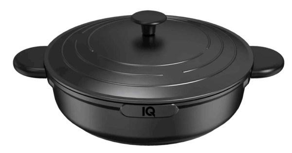 Сотейник IQ Be Simple з двома ручками алюмінієвий 28 см (4.0 л) з кришкою