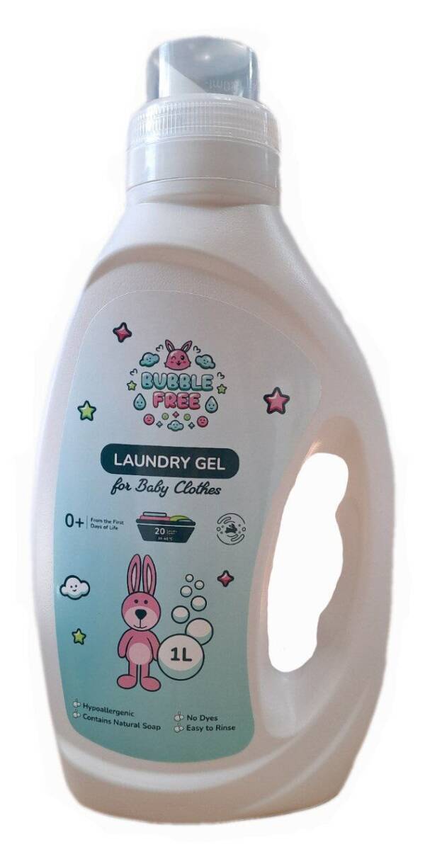 Гель для прання дитячих речей 1 л., ТМ "Bubble Free"