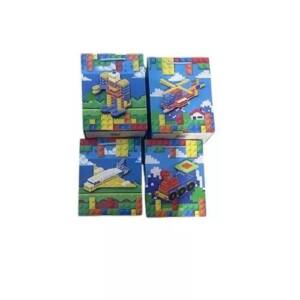 Пакет подарунковий паперовий L "Constructor 3D" 30*41.5*12см R34548-L (360шт)