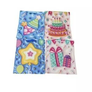 Пакет подарунковий паперовий L "Sweets 3D" 30*42*12см R98654-L (360шт)