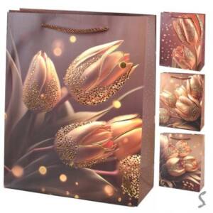 Пакет подарунковий паперовий L "Tulips" 31*40*12см R34714-L (360шт)