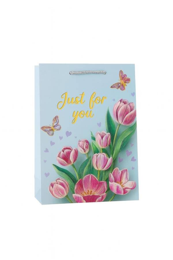 Пакет подарунковий паперовий M "Just for You" 26*32*10см R34554-M (480шт)