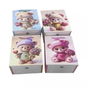 Пакет подарунковий паперовий M "With love" 26*32*10см R33504-M (480шт)