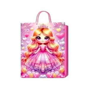 Пакет подарунковий паперовий S "Princess 3D" 18*23*8см R33045-S (600шт)