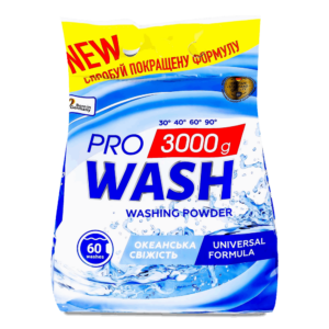 Порошок для прання універсальний "Океанська свіжість" "ProWash",3000г