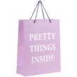 Пакет паперовий подарунковий, 26х32см, Pretty things inside