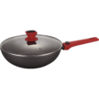 Сковорідка з з'ємною ручкою і кришкою "Агат" 28 см, PEPPER