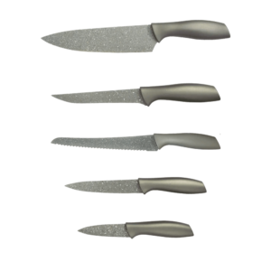 GT-4103-5 Набір ножів СІРА перлина GUSTO 5 пр