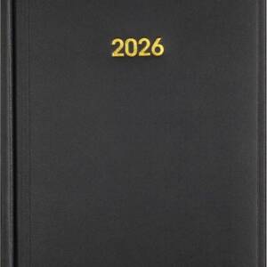 Щоденник датований 2026 BASE, А5, чорний