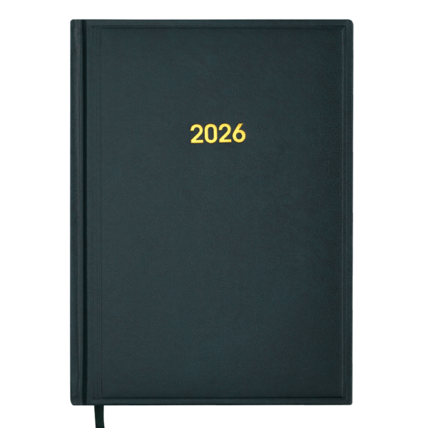 Щоденник датований 2026 BASE, А5, зелений