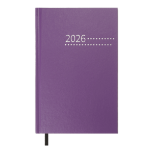 Щоденник датов. 2026 ZEST, A5, фіолетовий, бумвініл