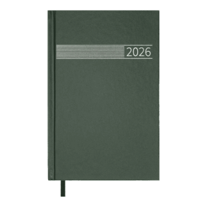 Щоденник датов. 2026 TIME, A5,зелений , бумвініл