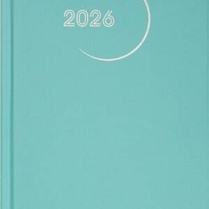 Щоденник датов. 2026 MADAM, A5, бірюзовий, бумвініл