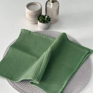 Рушник вафельний,ТМ IDEAL, 40х60, 240 г/м2, хакі, 100% бав.