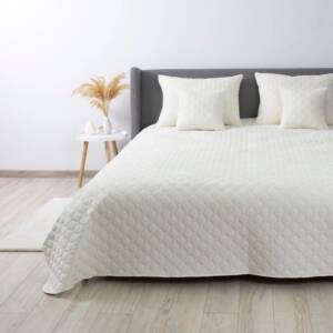 ТЕП Покривало ТЕП "VELOUR" 240*260 см 1шт (Молочний/Ромб круглий)