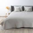 ТЕП Покривало ТЕП "VELOUR" 150*210 см (Світло-сірий/Ромб круглий)
