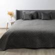 ТЕП Покривало ТЕП "VELOUR" 180*240 см 1шт, Світло-сірий/Ромб круглий