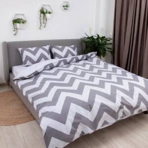 Комплект постільної білизни ТЕП "Happy Sleep" євроGrey Peak, 50x70
