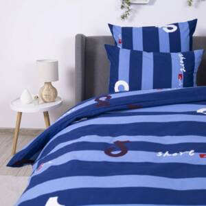 Комплект постільної білизни ТЕП "Soft dreams" полуторнийLine Blue, 70x70