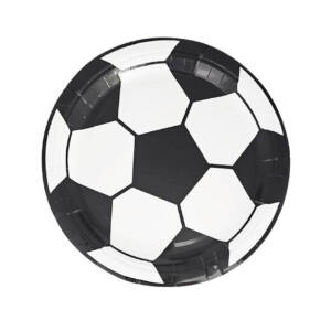 Тарілки паперові 18cm "Футбольний м'яч #31"  10шт TM Pelican