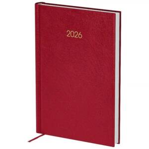 Щоденник 2026 Classic City, 145*210, з/т бордовий
