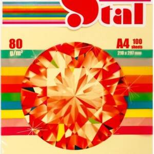 Папір кольор. А4 80 г/м (100 арк.) паст. Canary 115 (cв.жовтий) "CRYSTAL COLOR PAPER"
Код УКТ ЗЕД 4802