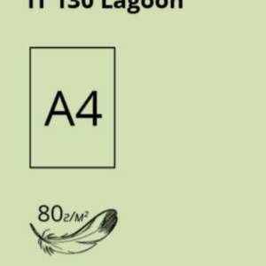 Папір кольор. А4 80 г/м (100 арк.) паст. Lagoon 130 (св.зелений) "CRYSTAL COLOR PAPER"
Код УКТ ЗЕД 4802