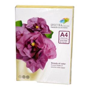 Папір кольор. А4/160 (100арк.)  паст. Yellow 160 (жовтий) SPECTRA COLOR
Код УКТ ЗЕД 4802589000