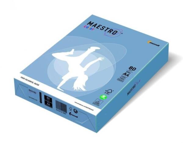 Папip кольор. А4 80г/м2 (500 арк.) інт. MC AB48 Aqua Blue (синій)
Код УКТ ЗЕД 4802562000