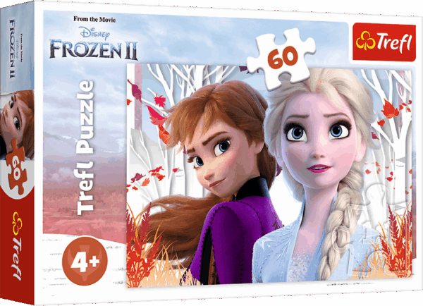 73338 Trefl Пазли "60" Frozen Зачарований світ Анни та Ельзи