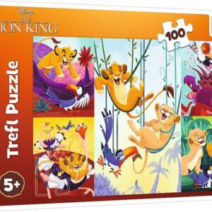 64787 Trefl Пазли "100" Lion King Мужній Король Лев