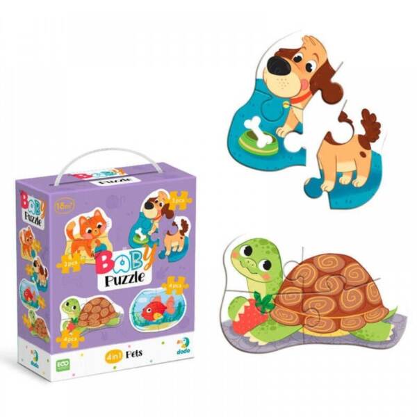 300688 Пазл 4 в 1 «Baby puzzle. Домашні тварини»