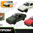 Іграшка машина мет. АВТОПРОМ  арт. 10022 (48шт/2)  5 inch,3 кольори Toyota AE86, відкр.двері, у кор.16,5*7*8см