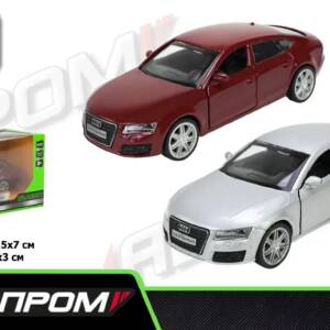 Машина мет. АВТОПРОМ арт. 4332 (96шт/2)  2 кольори 1:43 Audi A7 Sportback,відкр.двері,короб. 14,5*6,5*7см