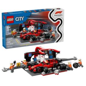 12496 LEGO City Конструктор Піт-стоп і піт-екіпаж F1® з болідом Ferrari 322 дет.