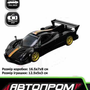 Іграшка машина мет. АВТОПРОМ  арт. 10007 (48шт/2) 5 inch,3 кольори Pagani Zonda Revolucion, відкр.дв
