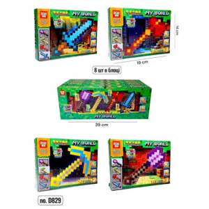КОНСТРУКТОР MINECRAFT D829 (135 ДЕТ) 8 ШТ БЛОК
