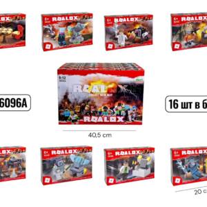 КОНСТРУКТОР ROBLOX 86096А (37 ДЕТ 16 ШТ В БЛОЦІ)