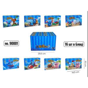КОНСТРУКТОР STICH 90001 (38+ДЕТ 16 ШТ В БЛОЦІ)