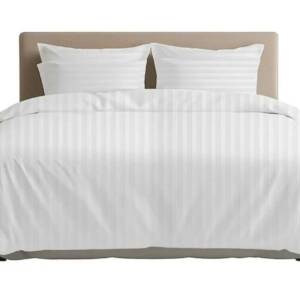 Підковдра ТЕП "СТРАЙП САТИН PREMIUM" 150х215 см (бавовняна упаковка) (Optical White)